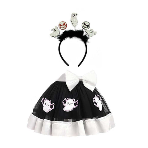 Cosplay Costume Outfits Halloween Carnival Suit Ghost Devil Tutu Skirt