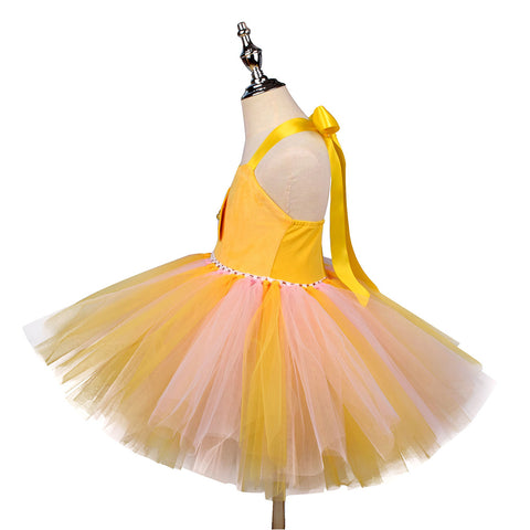 Cosplay Costume Outfits Halloween Carnival Suit Girl‘s Duck Fluffy Skirt Tutu Dress