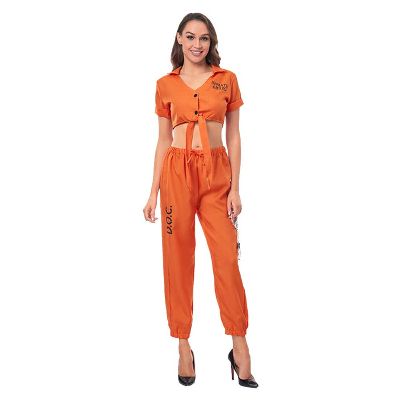 Cosplay Costume Outfits Halloween Carnival Suit Halloween prison uniform