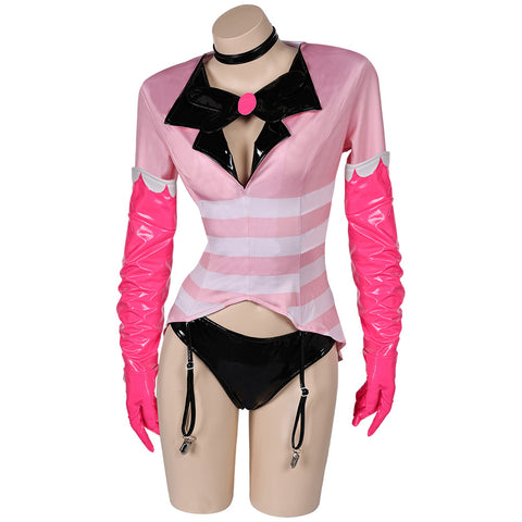 Cosplay Costume Outfits Halloween Carnival Suit Hazbin Hotel Lingerie for Women Angel Dust