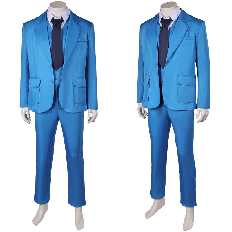 Cosplay Costume Outfits Halloween Carnival Suit joke cos Blue Suit