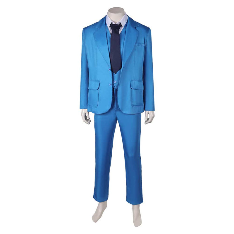 Cosplay Costume Outfits Halloween Carnival Suit joke cos Blue Suit