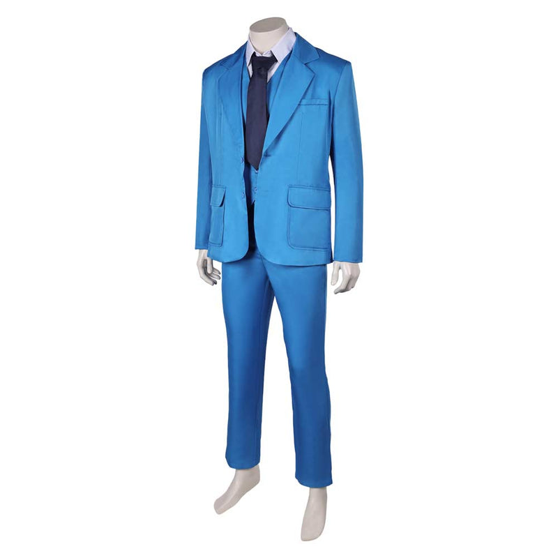 Cosplay Costume Outfits Halloween Carnival Suit joke cos Blue Suit