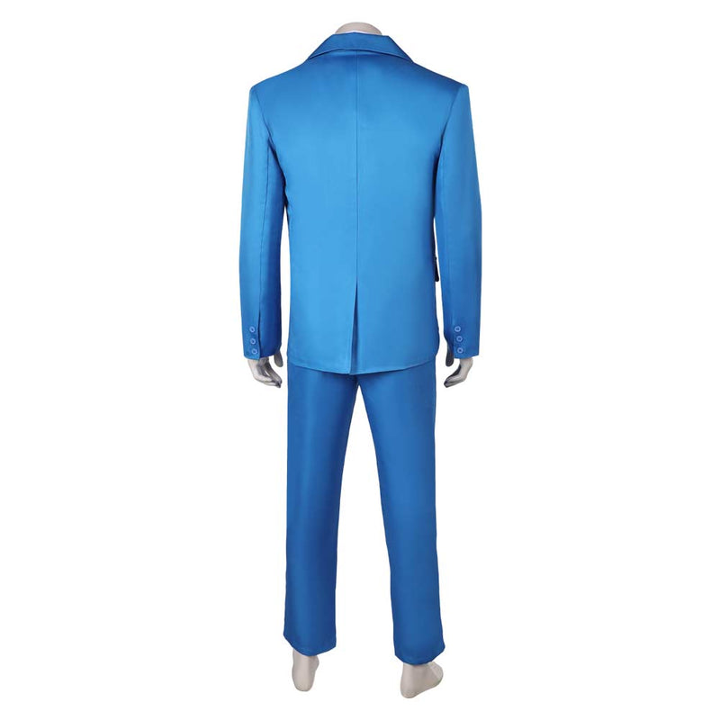 Cosplay Costume Outfits Halloween Carnival Suit joke cos Blue Suit