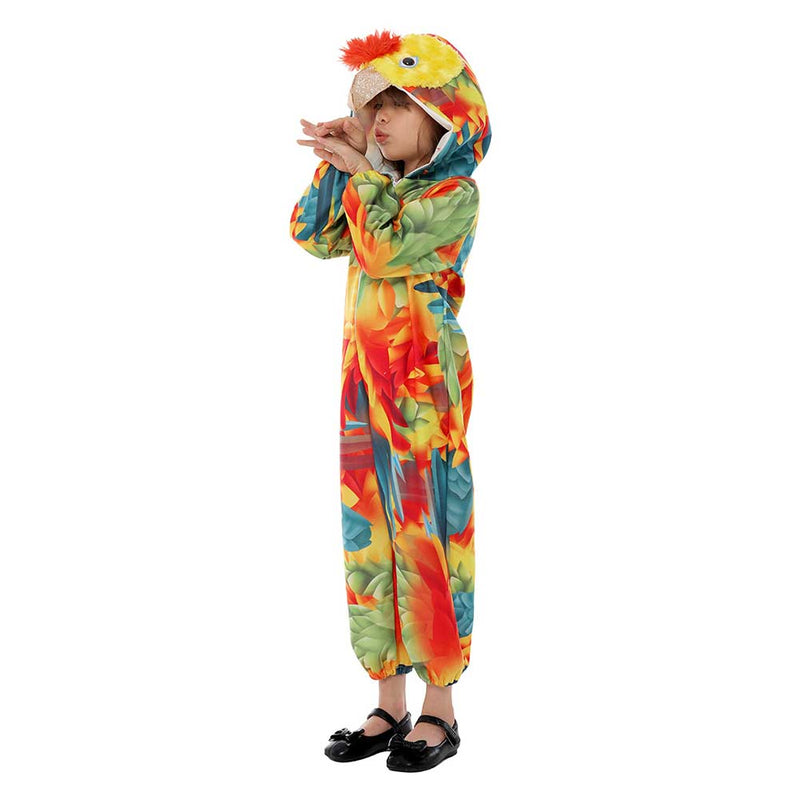 Cosplay Costume Outfits Halloween Carnival Suit Jumpsuit Children‘s parrot Roleplay