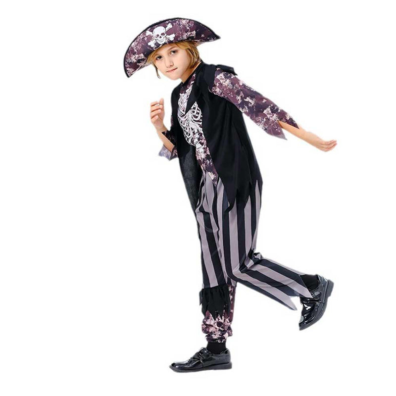 Cosplay Costume Outfits Halloween Carnival Suit Kids Caribbean Pirates