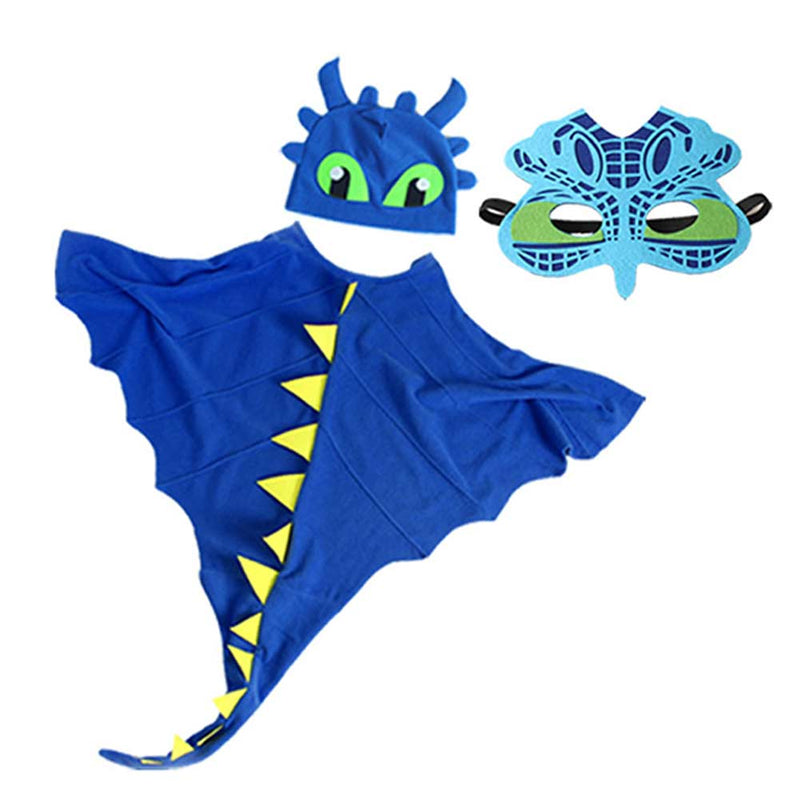 Cosplay Costume Outfits Halloween Carnival Suit Kids Dinosaur cloak Mask