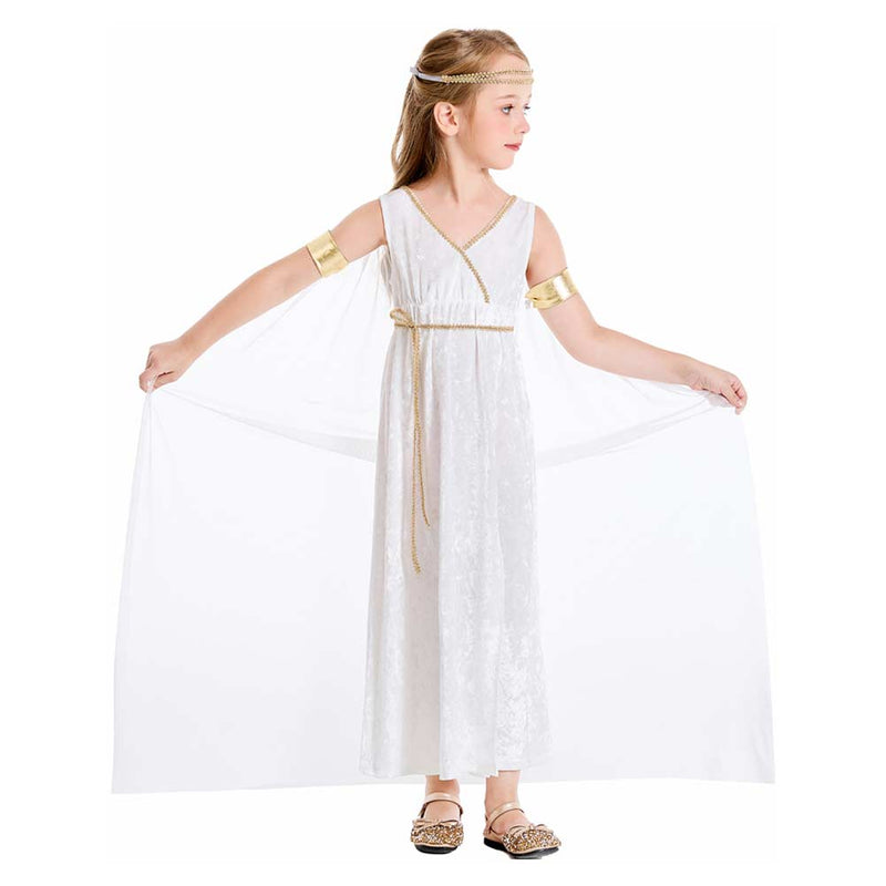 Cosplay Costume Outfits Halloween Carnival Suit Kids Greek Statue of Liberty