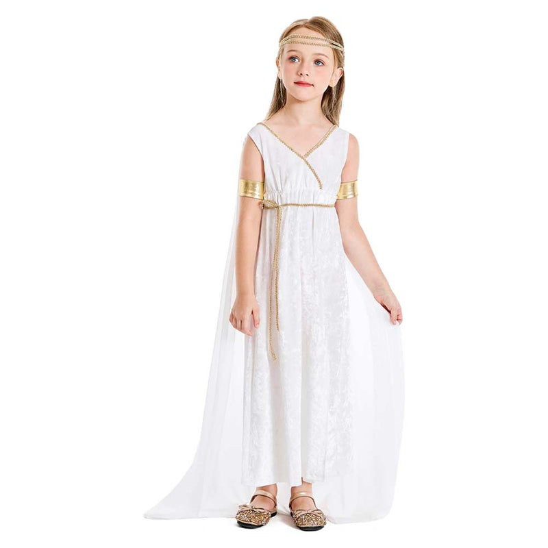 Cosplay Costume Outfits Halloween Carnival Suit Kids Greek Statue of Liberty