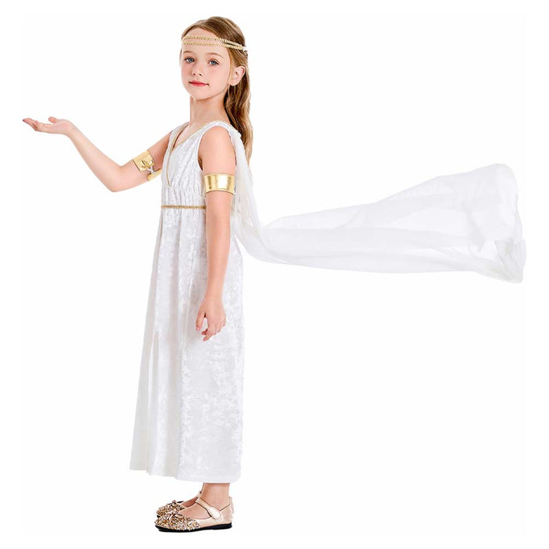 Cosplay Costume Outfits Halloween Carnival Suit Kids Greek Statue of Liberty