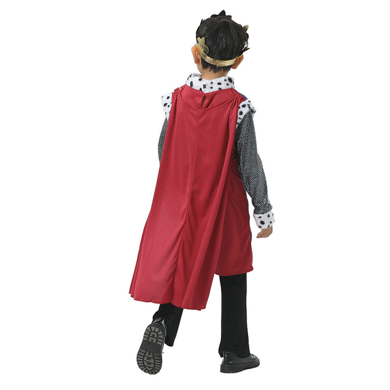 Cosplay Costume Outfits Halloween Carnival Suit Kids Medieval Kings