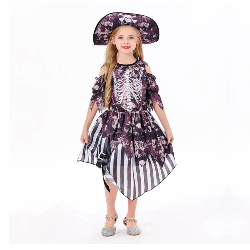 Cosplay Costume Outfits Halloween Carnival Suit Kids Pirates