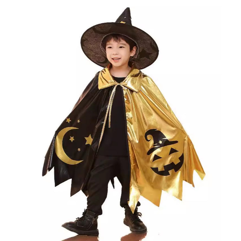 Cosplay Costume Outfits Halloween Carnival Suit Kids wizard