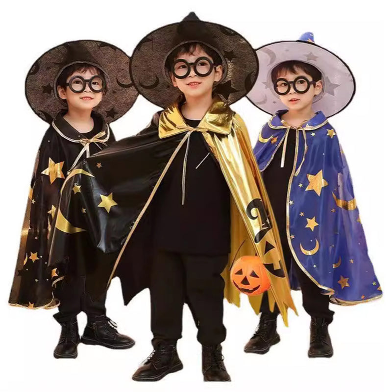 Cosplay Costume Outfits Halloween Carnival Suit Kids wizard