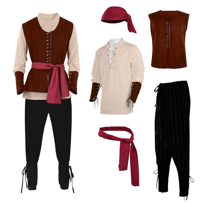 Cosplay Costume Outfits Halloween Carnival Suit Pirate