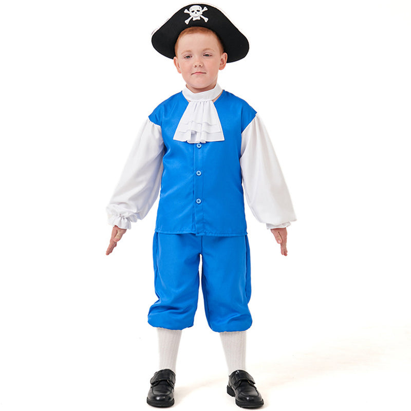 Cosplay Costume Outfits Halloween Carnival Suit Pirate Captain