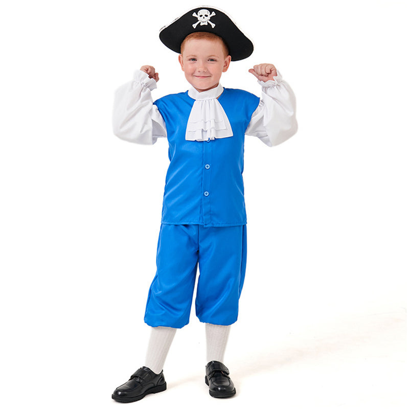 Cosplay Costume Outfits Halloween Carnival Suit Pirate Captain