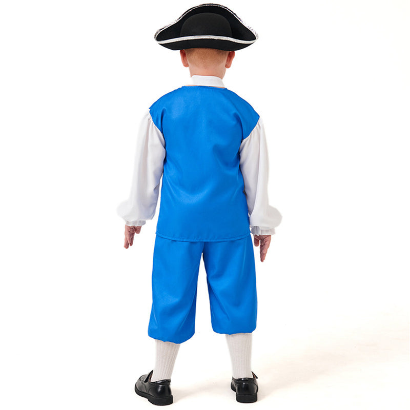 Cosplay Costume Outfits Halloween Carnival Suit Pirate Captain