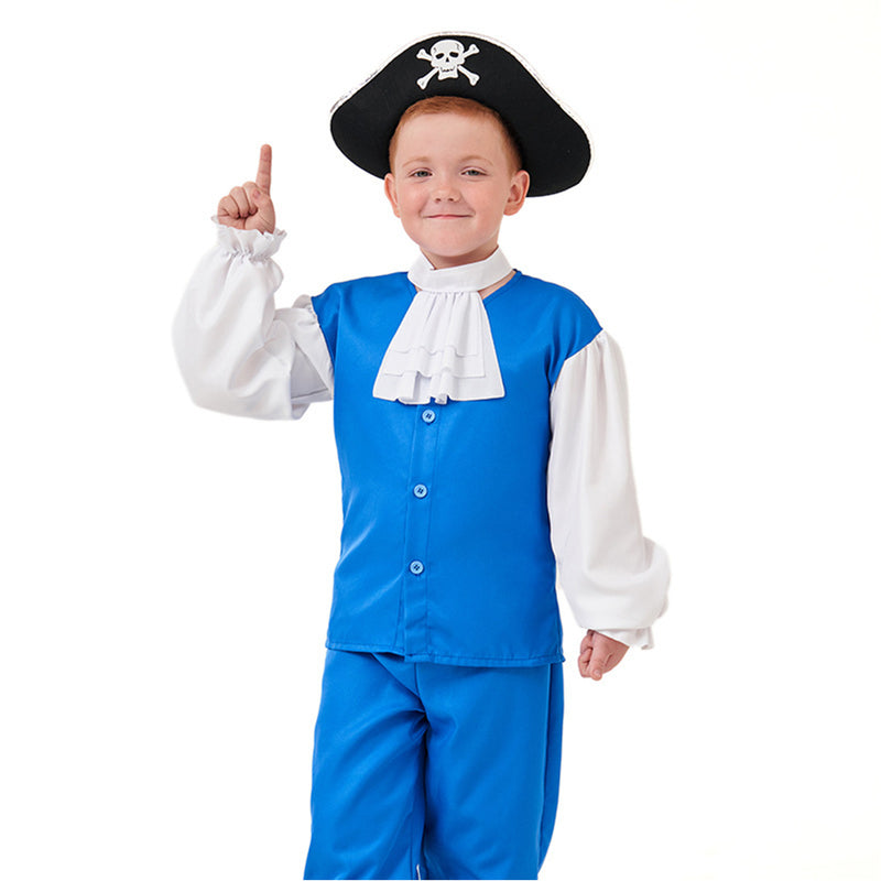 Cosplay Costume Outfits Halloween Carnival Suit Pirate Captain