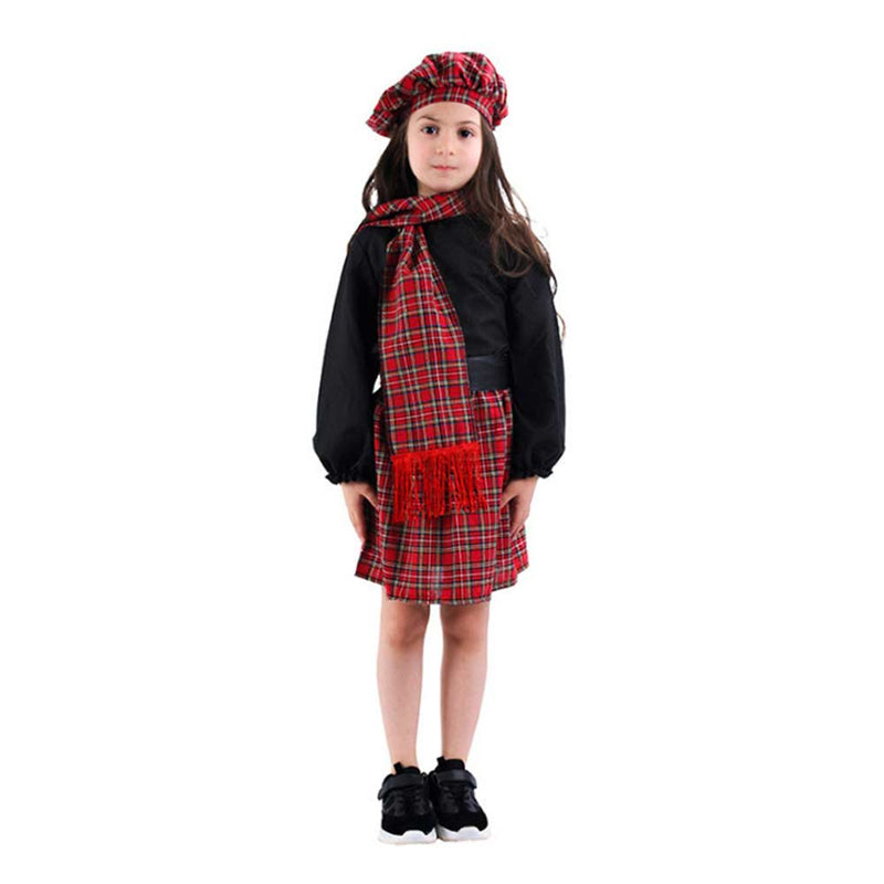 Cosplay Costume Outfits Halloween Carnival Suit Scottish skirt