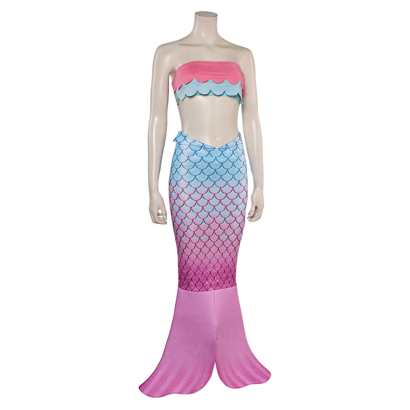 Cosplay Costume Outfits Halloween Carnival Suit Sing Mermaid Princess Mermaid Peach