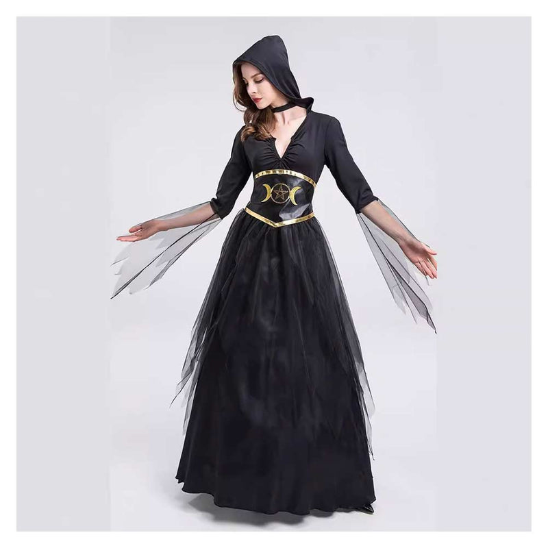 Cosplay Costume Outfits Halloween Carnival Suit Vampire Ghost Death Witch