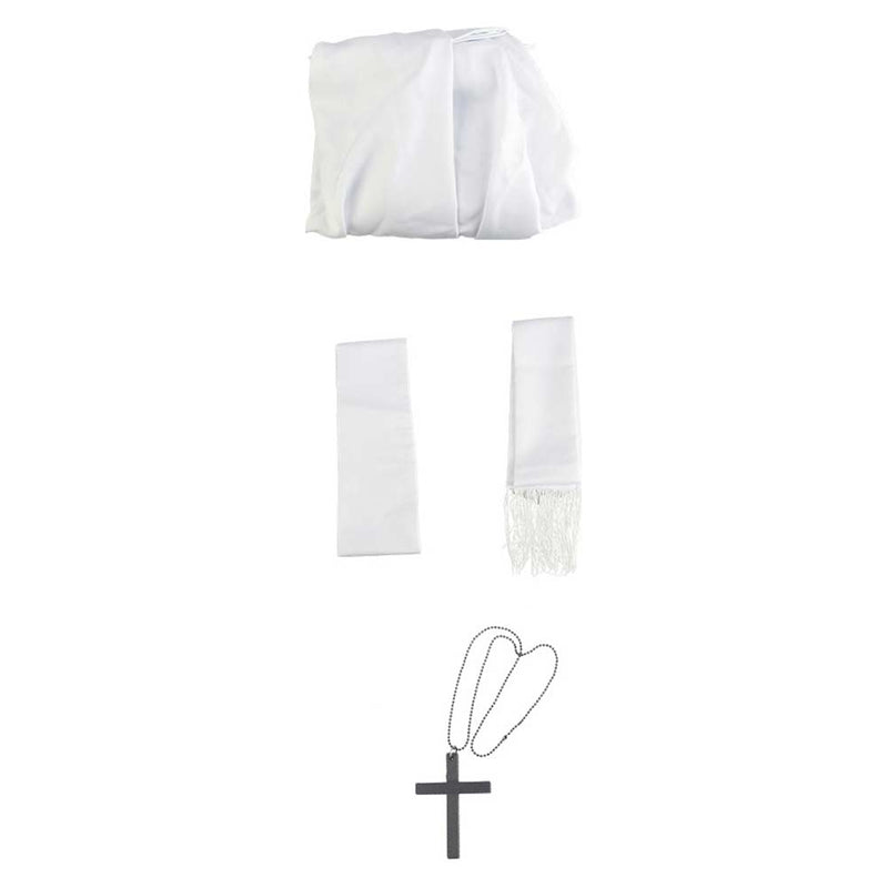 Cosplay Costume Outfits Halloween Carnival Suit White priest