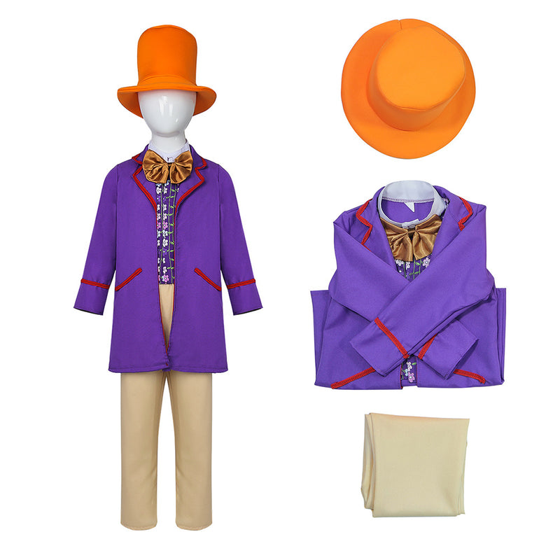 Cosplay Costume Outfits Halloween Carnival Suit Wonka