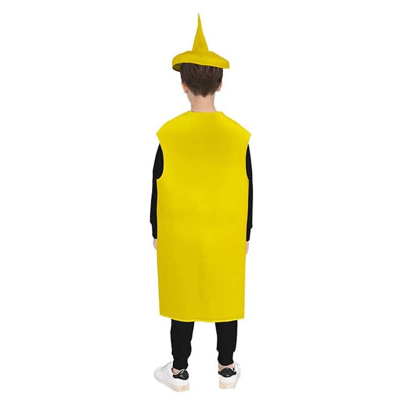 Cosplay Costume Outfits Halloween Carnival Suit Yellow Mustard Sauce Performance Costume