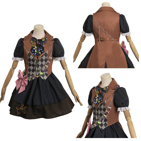 Cosplay Costume Women Dress Outfits Halloween Carnival Suit cosplay mad hatter Tarrant Hightopp