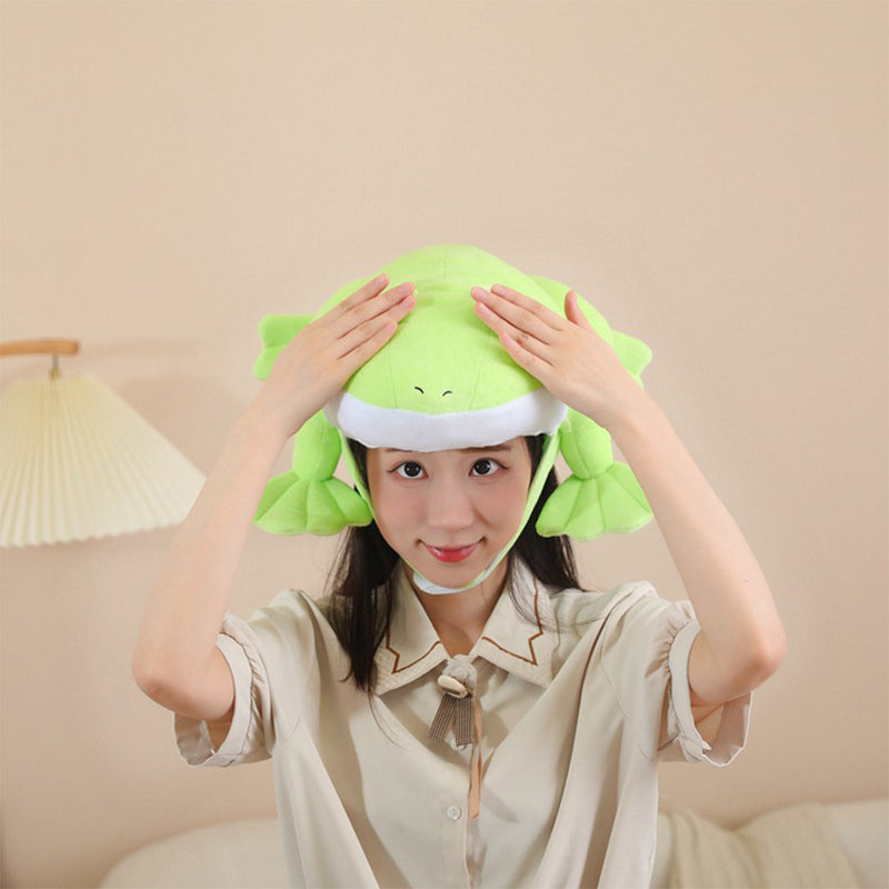 Cosplay Hat Cap Halloween Carnival Costume Accessories Frog Headgear