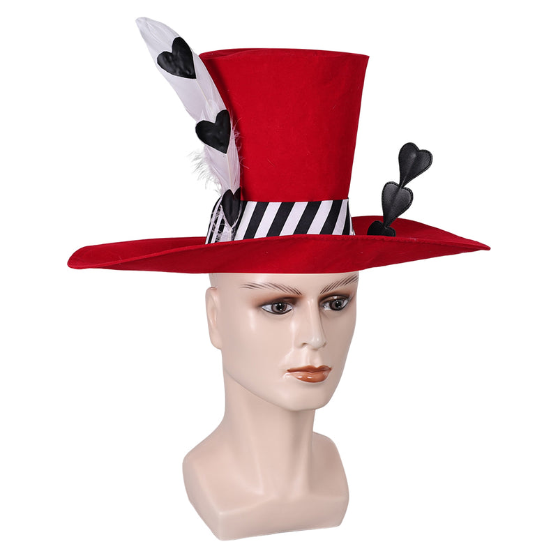 Cosplay Hat Cap Halloween Carnival Costume Accessories Valentino hat Hazbin Hotel