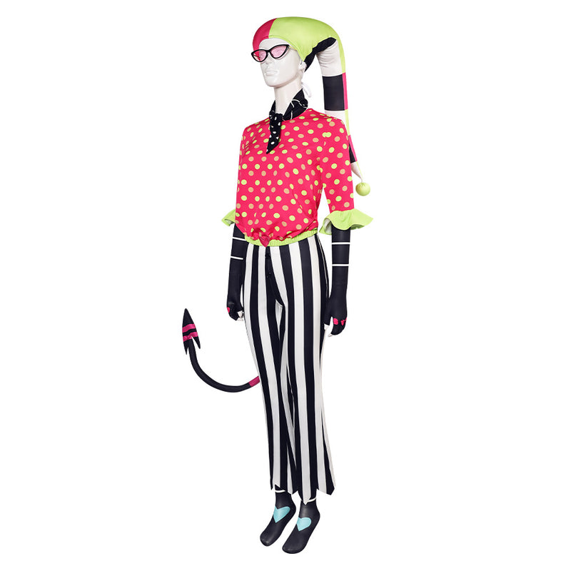 cosplay Helluva Boss Season 2 Helluva Boss Cosplay Costume Outfits Halloween Carnival Suit Polka dot set Fizzarolli