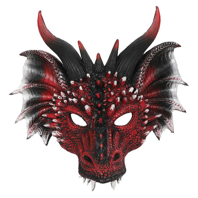 Cosplay Latex Masks Helmet Masquerade Halloween Party Costume Props Animal Dragon Mask