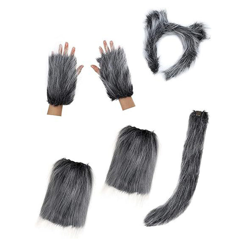 Cow Grey Wolf Fox Set Cosplay Headband  Halloween Carnival Costume Accessories