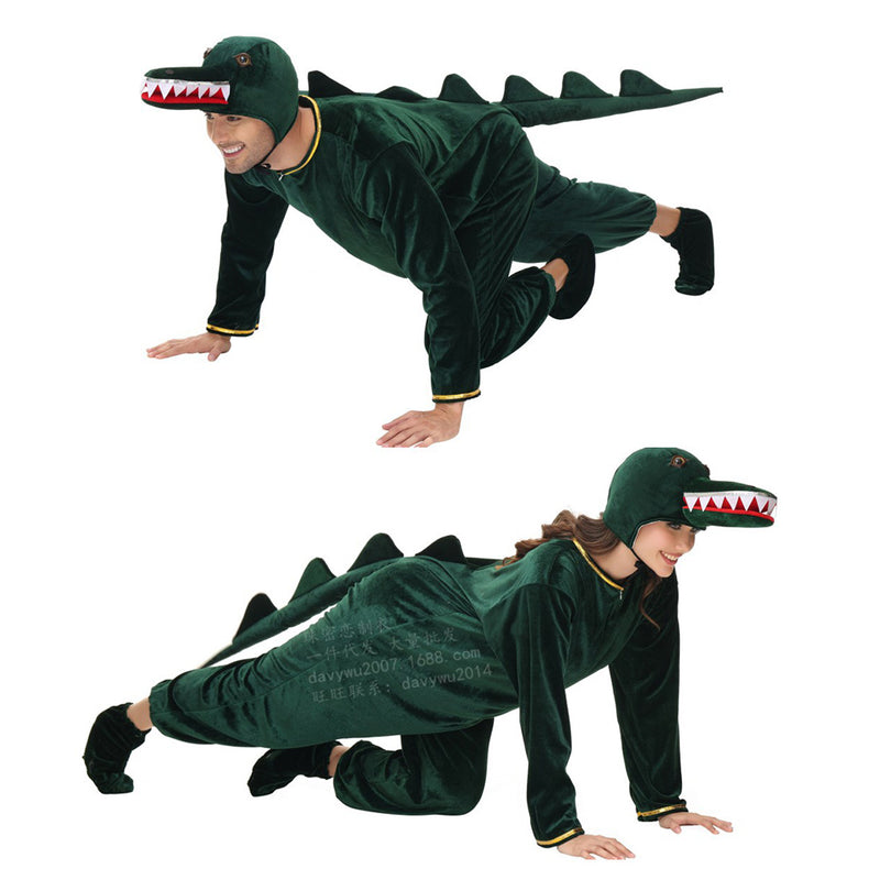 crocodile Cosplay Costume Outfits Halloween Carnival Suit