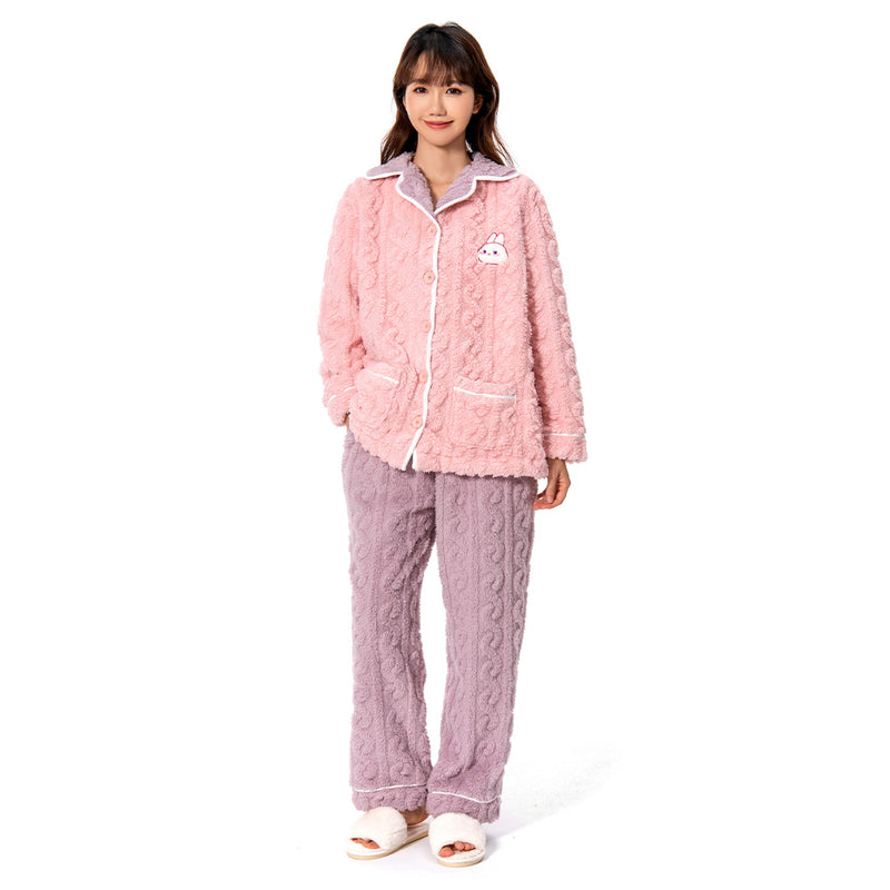 cute rabbit Autumn and winter pink Cosplay Costume Pajamas Outfits Halloween Carnival Party Suit pajamas