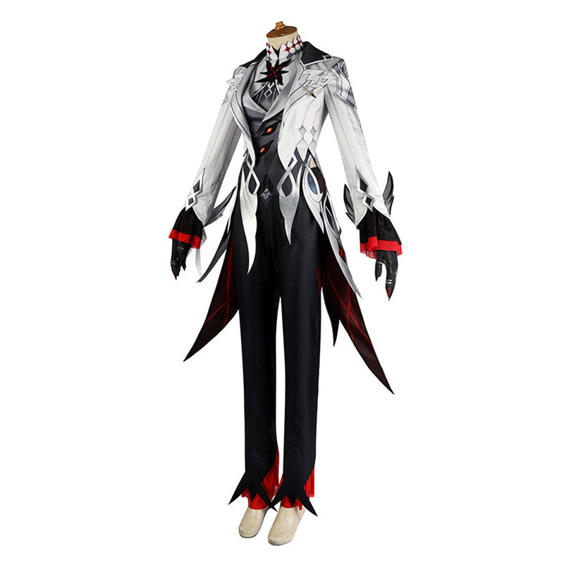 VeeGet Genshin Impact Arlecchino Costume Outfits for Halloween Carnival Cosplay Costume