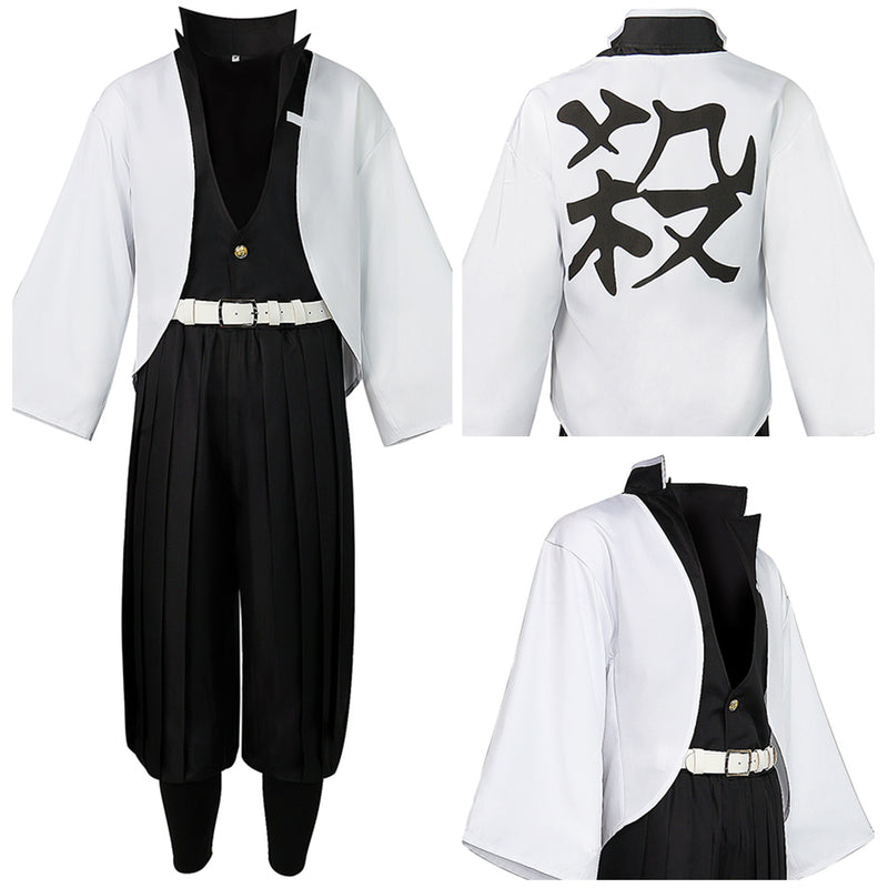 Demon Slayer Shinazugawa Sanemi Cosplay Costume Outfits Halloween Carnival Party Suit