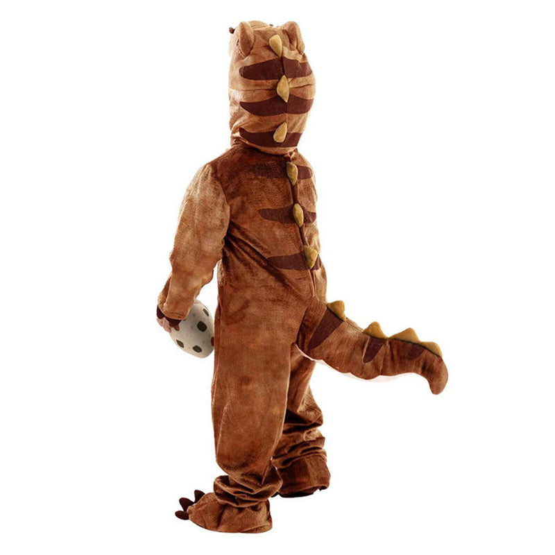 VeeGet Dinosaur Kids Tyrannosaurus Rex Halloween Cute Plush Jumpsuit Cosplay Costume BoysKidsCostume