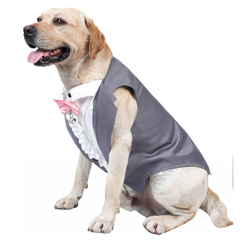 Dog Tuxedo Pet Dogs Coat Halloween Carnival Party Suit Halloween Pet Costumes Dog Wedding Costums