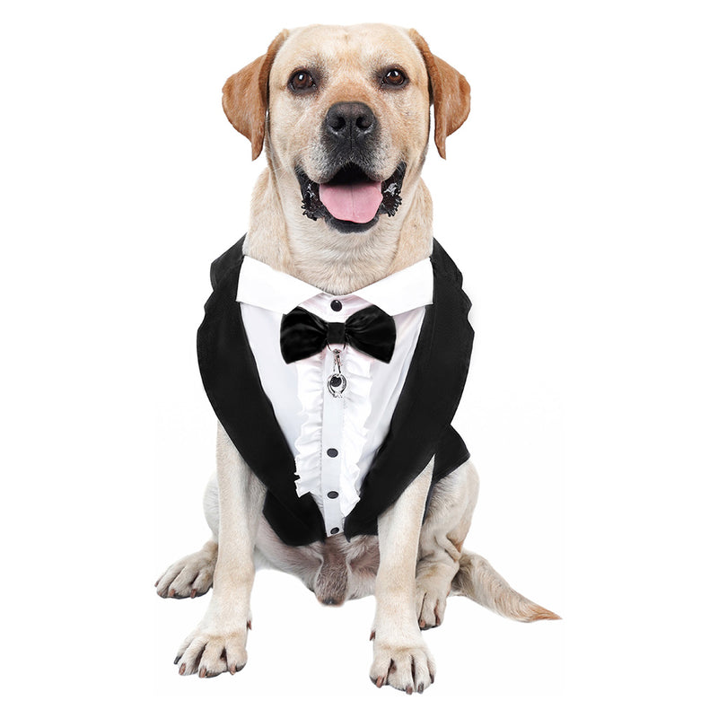 Dog Wedding Costums Dog Tuxedo Halloween Pet Costumes Cosplay Costume Outfits Halloween Carnival Party Suit