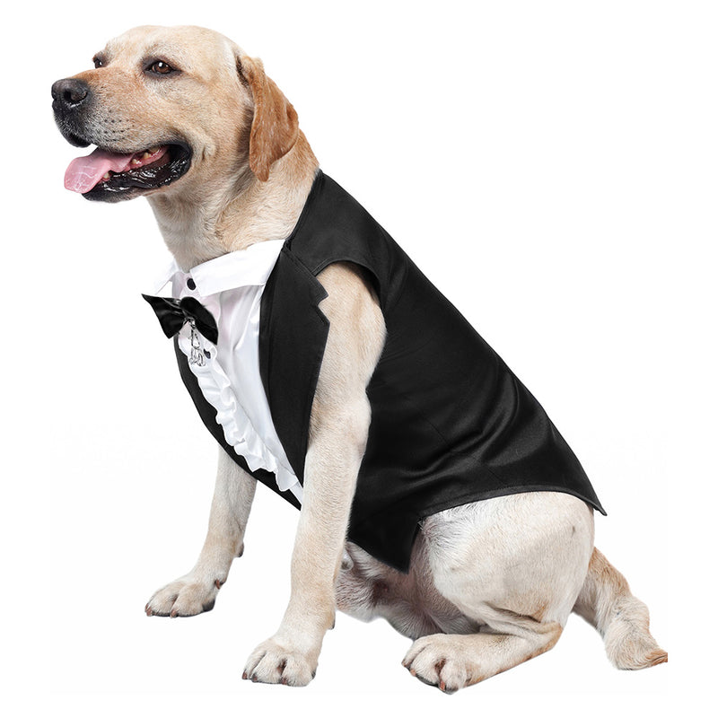 Dog Wedding Costums Dog Tuxedo Halloween Pet Costumes Cosplay Costume Outfits Halloween Carnival Party Suit