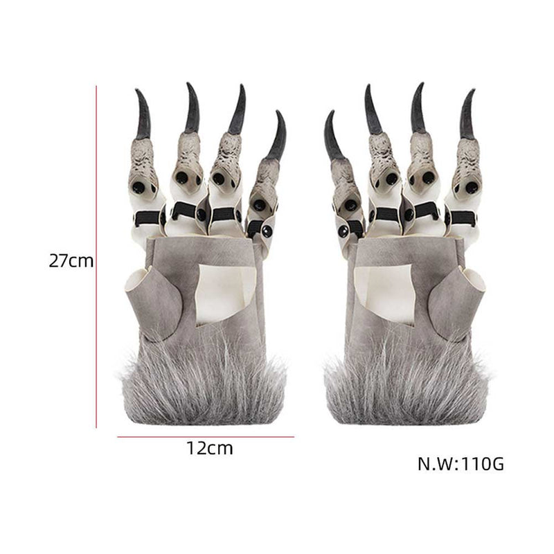 Dragon Claw Gloves Halloween Dress up Performance Carnival Ball Party Prop Accessories