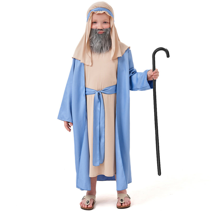 Dress Arab Grandpa Uniform Cosplay Costume Outfits Halloween Carnival Suit Outfit Suit