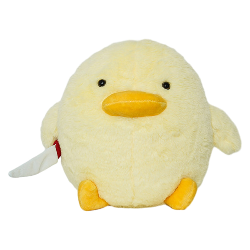 duck with knife Cosplay Plush Toys Cartoon Soft Stuffed Dolls Mascot Birthday Xmas Gift