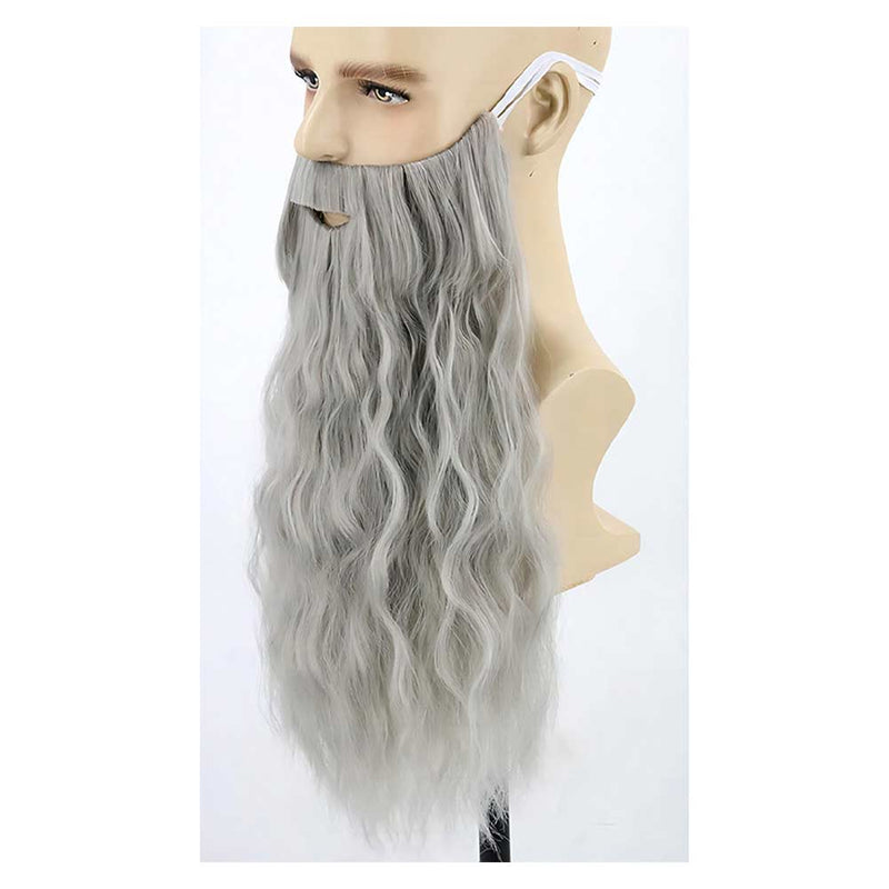 Dumbledore Cosplay Wig Heat Resistant Synthetic Hair Carnival Halloween Party Props