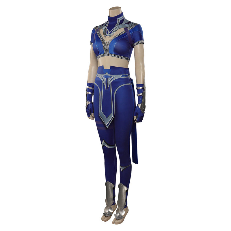 VeeGet Mortal Kombat Kitana Costumes for Halloween Carnival Costume