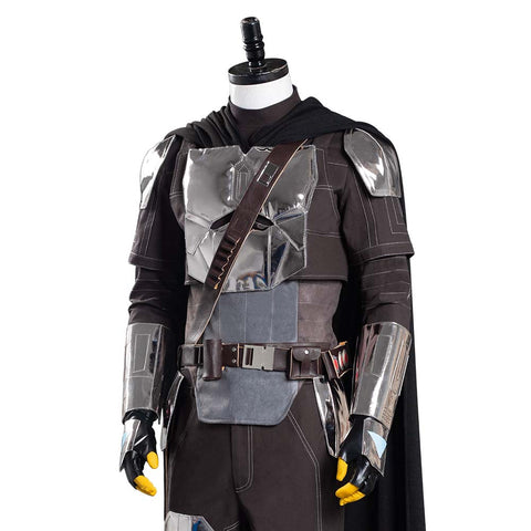 VeeGet The Mandalorian S2 Beskar Armor Coat Uniform Outfits Halloween Carnival Suit Cosplay Costume