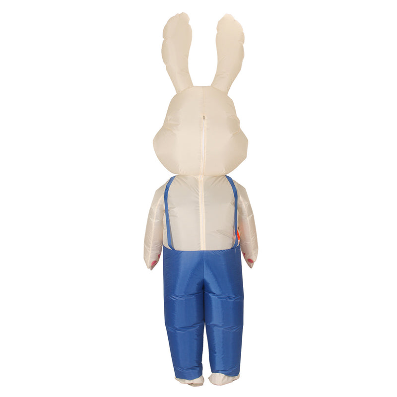 Easter BunnyInflatable Cosplay Costume Blowup Fancy Party Dress Halloween Carnival Suit